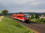 Der 610 005 als RE am 21.05.2011 unterwegs bei Sulzbach Rosenberg.