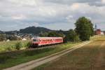 610 011 als RE 3562 am 12.08.2011 bei Sulzbach-Rosenberg.