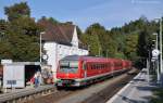 610 008 + 009 als vereinigter RE3524 + RE3564 am 16.09.2012 in Etzelwang