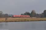 610 004 (95 80 0610 004-3 D-DB) + 012 (95 80 0610 012-6 D-DB) als RE3696 am 29.03.2013 bei Wernberg-Kblitz