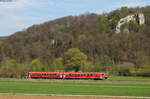 611 027-3 als IRE 3211 (Neustadt(Schwarzw)-Ulm Hbf) bei Schmiechen 21.4.17