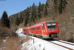 611 017-4 als RE 26384 (Neustadt(Schwarzw)-Villingen(Schwarzw)) bei Löffingen 25.2.18