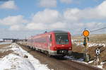 611 019-1 als RE 26382 (Neustadt(Schwarzw)-Villingen(Schwarzw)) bei Döggingen 21.3.18