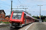 611 045 mit 020 auf dem Filstal RB pendel, am 22.05.19 in Süßen