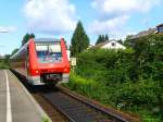 611 014 bei der Einfahrt in Wasserburg (Bodensee) am 30.07.2007