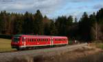 611 024-1 als RE 22302 (Neustadt(Schwarzw)-Rottweil)  bei Lauffen 28.11.09