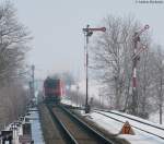 611 022-5 als IRE 3123 (Basel Bad Bf-Singen(Hohentwiel)) in Wilchingen Hallau 16.2.10