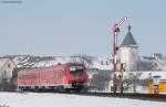 611 022-5 als IRE 3126(Singen(Hohentwiel)-Basel Bad Bf) am Esig Neunkirch 16.2.10