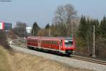 611 014-2  als RE 22311 (Rottweil-Neustadt (Schwarzw) bei Rottweil 5.3.11