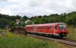 611 048-0 als RE 22306 (Neustadt(Schwarzw)-Rottweil) in Dggingen 19.6.11