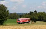 611 003-5 als IRE 3206 (Ulm Hbf-Neustadt(Schwarzw)) bei Bachheim 1.8.11