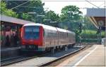 IRE von Ulm nach Basel badischer Bahnhof fhrt von Gleis 4 in Radolfzell ab.