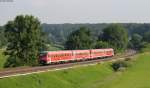 611 005-9 und 016-7 als IRE 3352 (Ulm Hbf-Basel Bad Bf) bei Lohner 18.6.12