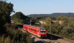 611 015-9 als RE 22315 (Rottweil-Donaueschingen) bei Rottweil 8.9.12