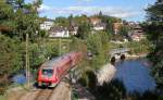 611 022-5 als RB 26954 (Seebrugg-Titisee) bei Schluchsee 28.9.12