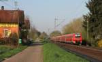 611 044-8; 611 005-9; 611 013-4 und 611 046-4 als IRE 3253/IRE22483 (Stuttgart Hbf-Aulendorf/Rottenburg(Neckar)) bei Wernau 24.4.13