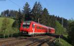 611 017-4 als IRE 3205 (Triberg-Ulm Hbf) bei St.Georgen 5.6.13