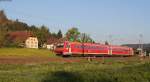 611 020-9 als IRE 3205 (Triberg-Ulm Hbf) bei Peterzell 7.6.13