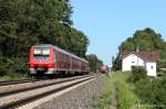 RB Ulm-Aulendorf bei Bad Schussenried am 2.8.13 