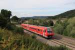 611 546 als RE 22315 (Rottweil - Neustadt (Schwarzw)) in Rottweil-Saline am 13.08.13