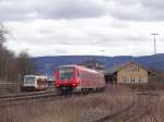 Am 3.3.14 war 611 544/044 als IRE von Aulendorf nach Stuttgart Hbf unterwegs.