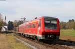 611 039-9 als RE 22309 (Rottweil-Neustadt(Schwarzw)) bei Döggingen 24.10.15