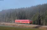 611 020-9 als RE 22304 (Neustadt(Schwarzw)-Rottweil) bei Rötenbach 3.12.15