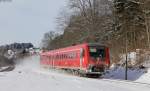 611 040-7 als IRE 3211 (Neustadt(Schwarzw)-Ulm Hbf) bei Löffingen 18.1.16