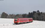 611 006-8 als IRE 3206 (Ulm Hbf-Neustadt(Schwarzw)) bei Unadingen 22.1.16