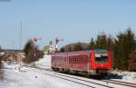 611 030-7  als IRE 3211 (Neustadt(Schwarzw)-Ulm Hbf) bei Löffingen 26.1.16