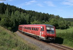 611 016-6 als RE 22315 (Rottweil-Neustadt(Schwarzw)) bei Döggingen 3.8.16