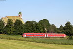 611 018-2 als RE 22310 (Neustadt(Schwarzw)-Rottweil) bei Löffingen 7.8.16