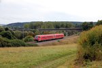 RE 22302 mit 611 050/550 hat gleich Rottweil erreicht (02.10.2016)