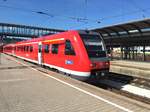 612 119 und ein weiterer 612 als Re nach Oberstdorf/ Lindau Hbf im Juli 2017 in Ulm Hbf.