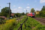 612 590 aus dem Allgäu kommend in Lindau Aeschach.