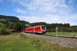 DB Regio 612 002 am 27.08.18 bei Oberstdorf (Allgäu) 