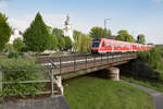 612 566 als RE 3091 aus Nürnberg nach Hof bei Oberkotzau, 11.05.2018