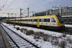 612 128-8 fährt am 4.1.2019 als IRE22474 von Bieringen in den Stuttgarter Hauptbahnhof ein.