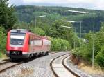 Die erst knapp seit einer Woche erkehrenden 612er(ab 10.06.07) fahren nun als IRE-Zge mit teilweise 160km/h auf der Brenzbahn.