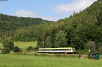 612 008-2 als RE 22317 (Donaueschingen-Ulm Hbf) bei Hausen im Tal 9.7.19