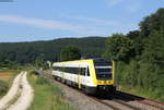 612 139-5 als RE 22315 (Sigmaringen-Ulm Hbf) in Schelklingen 1.8.19