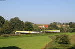 Zwei unbekannte 612 als IRE 3057 (Basel Bad Bf-Ulm Hbf) bei Aulendorf 31.8.19