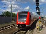 612 033 bei der Einfahrt in den Erfurter Hauptbahnhof am 17.06.2007