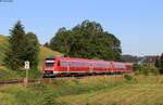 612 089-2 und 612 120-5 als RE 57583 (Kempten(Allgäu)Hbf-München Hbf) bei Günzach 8.7.20