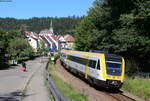 612 054-6 als RE 22318 (Ulm Hbf-Donaueschingen) bei Möhringen 20.8.20