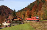 612 143-7 und 612 083-5 als RE 3285 (Lindau Hbf-Augsburg Hbf) bei Knechtenhofen 25.10.20