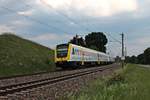 Am Abend des 28.05.2020 fuhr 612 020 zusammen mit dem 612 608 als IRE (Singen (Hohentwiel) - Waldshut) bei Gottmadingen über die Hochrheinbahn in Richtung Schaffhausen.