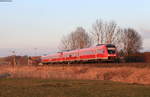 612 143-7 und 612 152-8 als RE 3292/ RE 3392 (Augsburg Hbf-Lindau Insel/Oberstdorf) bei Seifen 6.3.21