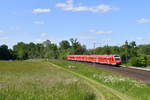 612 648 + 612 xxx als RE 3665 (Göttingen-Glauchau(Sachs)) am 28.05.2020 bei Friedland(Han)