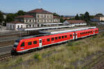 612 615/115 als RE 33 (5287) Nürnberg - Cheb, Kirchenlaibach, 14.08.2021